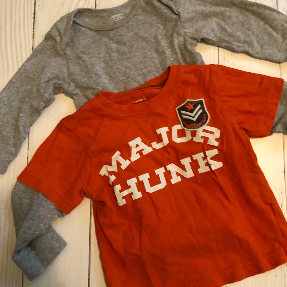 BOYS 12 MO CARTERS LONG SLEEVE BUNDLE